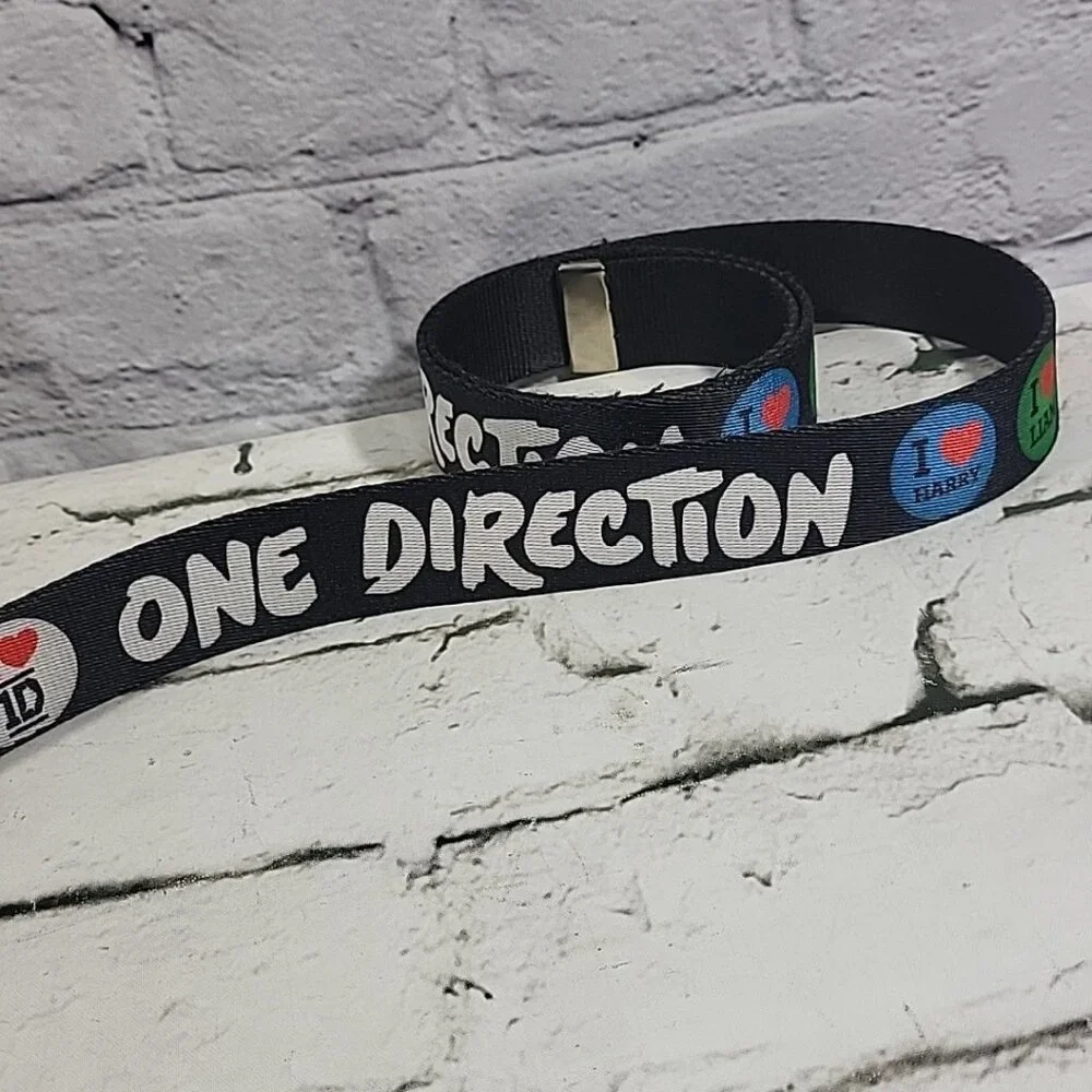 Vintage Buckle‎ Down 1D I Love One Direction Belt Boyband Fandom One Size